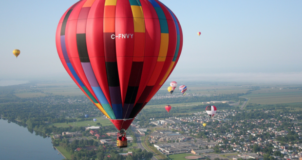 Une envolée en montgolfière