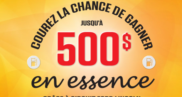 500 $ d’essence