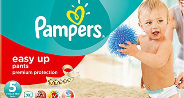 Emballage de culottes Easy Ups Pampers 26 unités à 7.99$