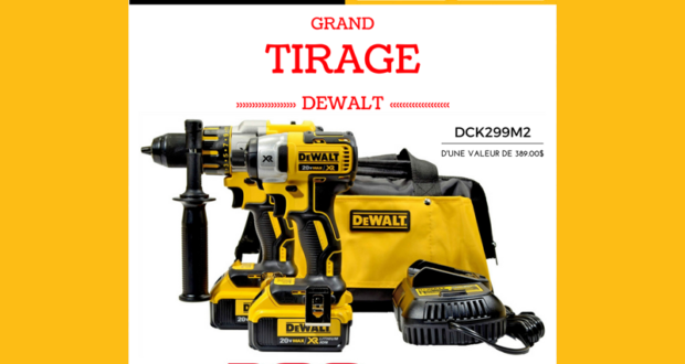 Un ensemble DEWALT DCK299M2