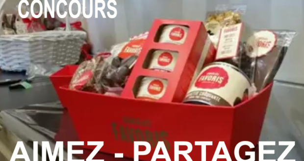 Un panier gourmet de chez Chocolats Favoris