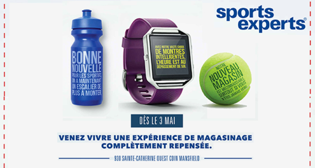 Carte-cadeau Sports Experts de 1000$