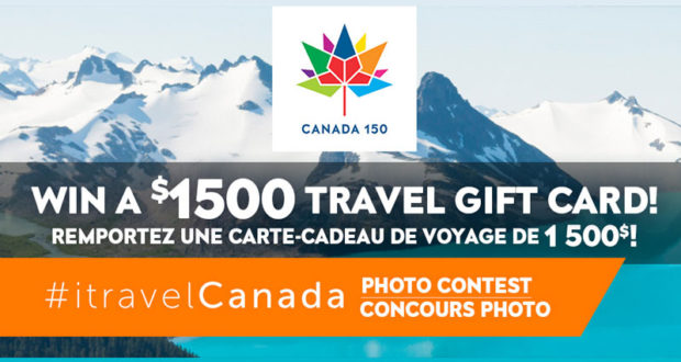 Carte-cadeau de voyage de 1500$