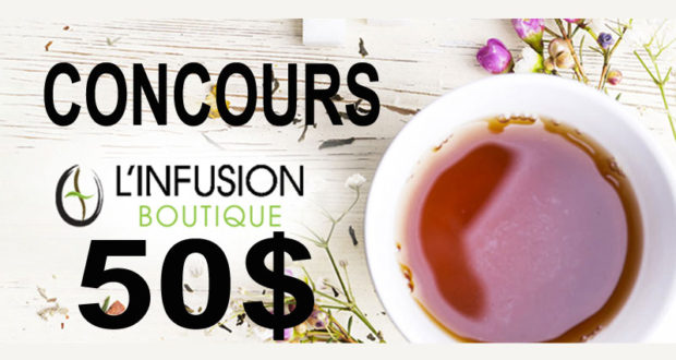 Chèque cadeau Infusion Boutique de 50 $