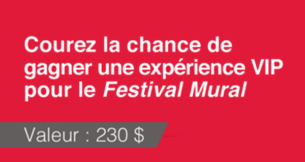 Expérience VIP valide pour le Festival Mural