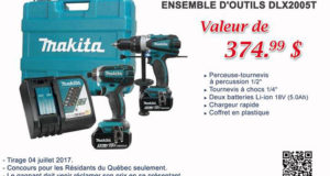 Un ensemble d'outils Makita