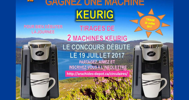 Machines Keurig à gagner