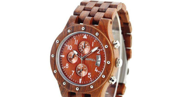 Montre BEWELL en bois modèle sport