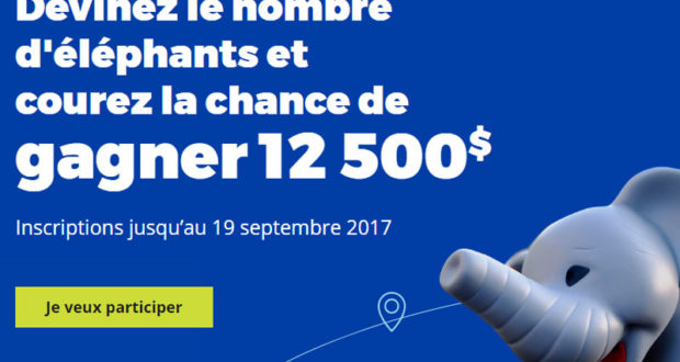 Un chèque d'une valeur de 12500 $