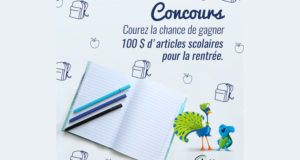 100 $ d'articles scolaires