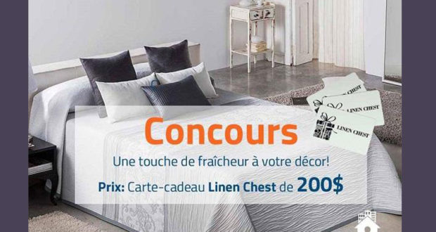 Carte-cadeau Linen Chest de 200$