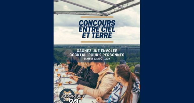 Envolée cocktail pour 2 au diner entre ciel et terre