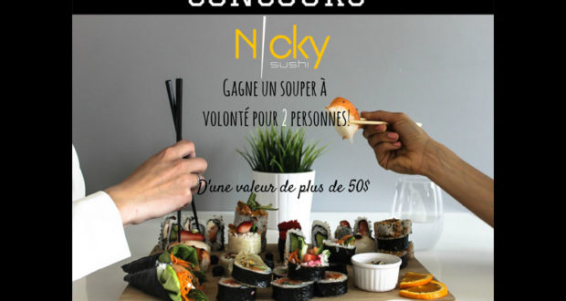 Souper à volonté pour 2 personnes Nicky Sushi