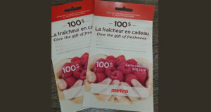 Cartes cadeaux Métro de 100 $