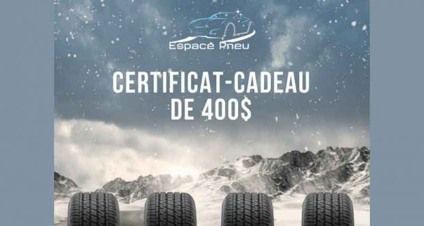 Certificat-cadeau de 400$