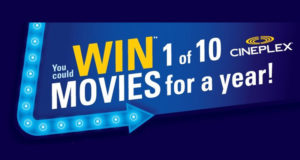 Sorties cinéma gratuites pour un an de Cineplex