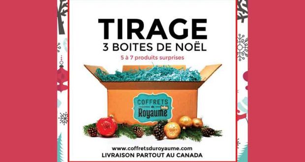 3 Boîtes de Noël (5 à 7 produits surprises)