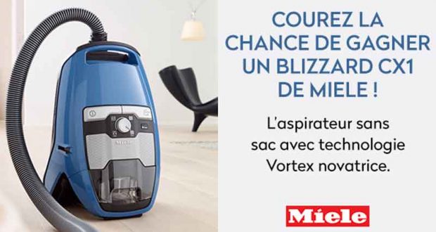 Aspirateur Blizzard CX1 sans sac (849 $)