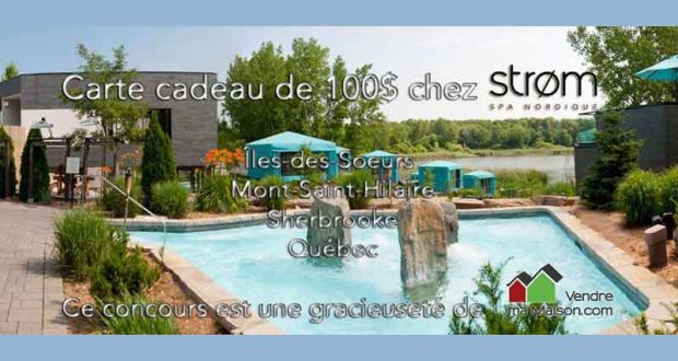 Carte cadeau STROM SPA NORDIQUE de 100 $