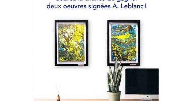 Deux oeuvres uniques A. Leblanc