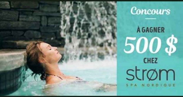 Une carte-cadeau Strøm Spa de 500$