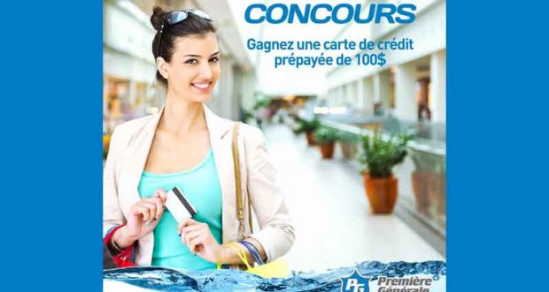 Une carte de crédit prépayée de 100$