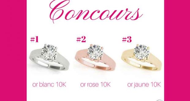 Bague en or 10K et diamant (1600$)