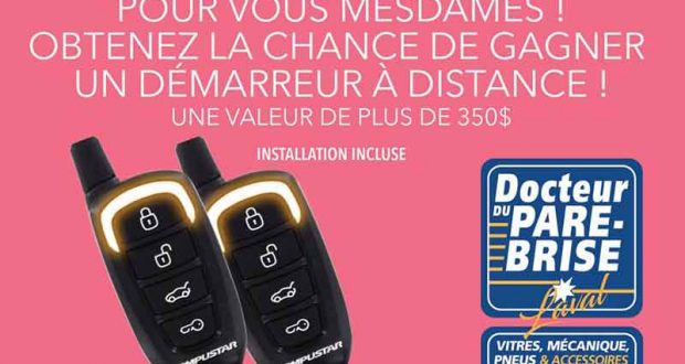 Démarreur à distance de 350$