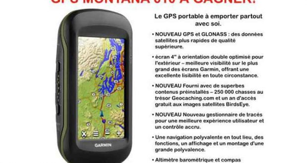 GPS Montana 610 de Garmin de 600$