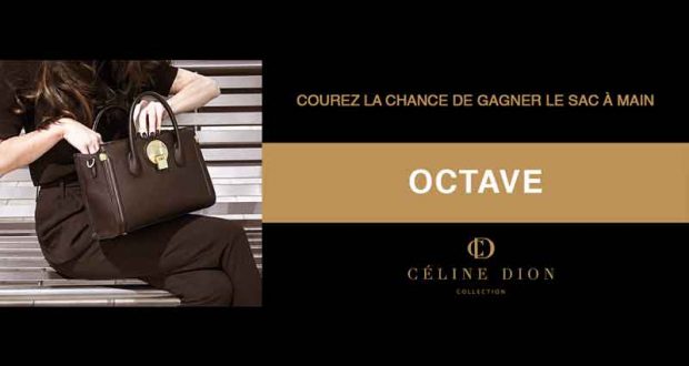 Sac à main OCTAVE noire de Céline Dion Collection