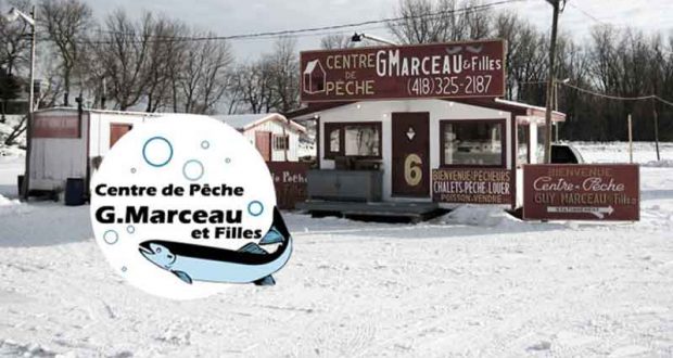 Cabane de pêche au Centre de pêche G. Marceau et filles