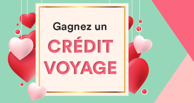 Crédit-voyage de 1000 $ ou 2000 $