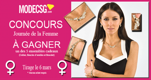 5 Ensembles cadeaux Bijoux Prestige