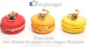 Bague macaron