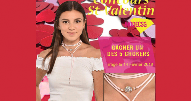 Ensemble Choker Long Rose avec Pendentif Rond