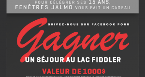 Gagnez un séjour au Lac Fiddler pour 8 personnes