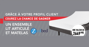 Un ensemble de lit articulé et matelas Zedbed