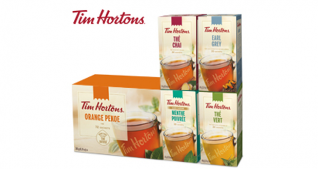 Coupon de 1$ à l'achat du thé Tim Hortons