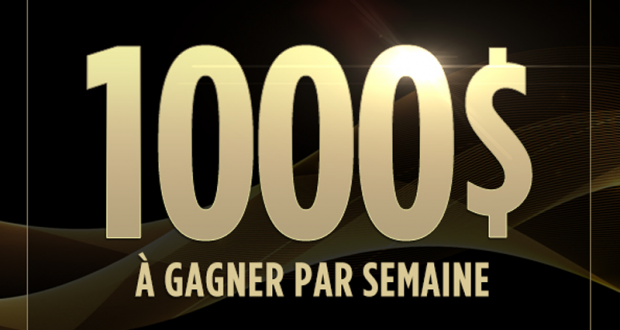 1000 $ à gagner par semaine