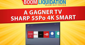 Une TV SHARP 55 PO SMART 4K