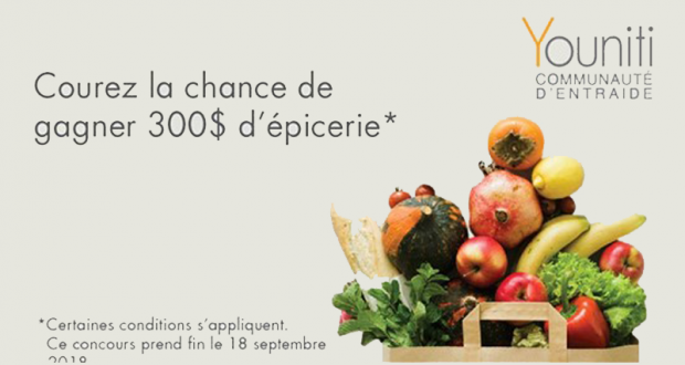 300$ d'épicerie