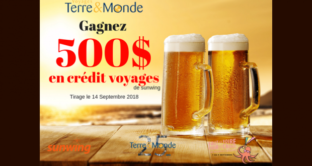 500$ en crédit voyage