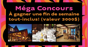 Weekend tout inclus pour 2 à l'hôtel QUINTESSENCE (3000$)