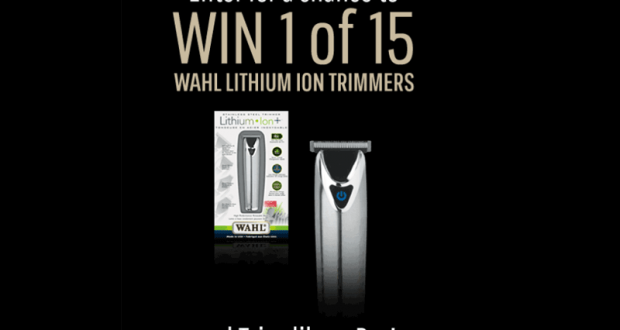 Gagnez l'une des 15 Tondeuses Wahl Lithium Ion Trimmer