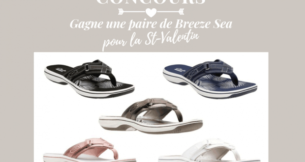 Gagne une paire de Breeze Sea pour la St-Valentin