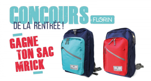 Gagnez votre sac à dos MRICK 2 couleurs