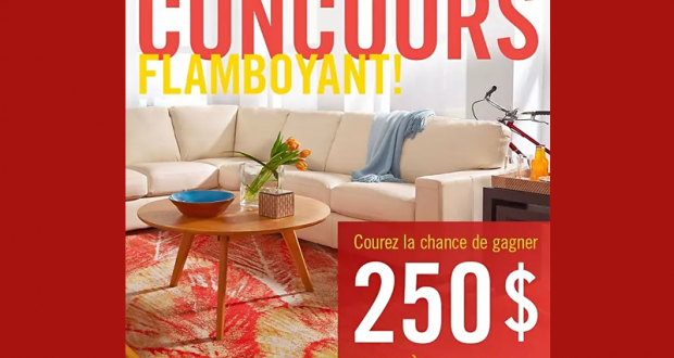 250 $ en chèque-cadeau chez Mobilier NorSud