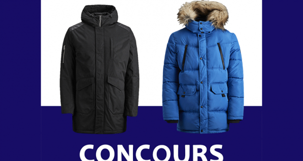 Un manteau JACK & JONES offert par Jeans Atelier