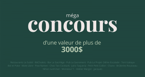 Gagnez plus de 3000 $ en prix