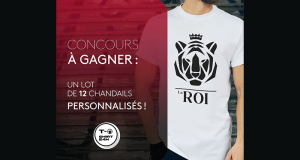 Gagnez un lot de 12 t-shirt personnalisés